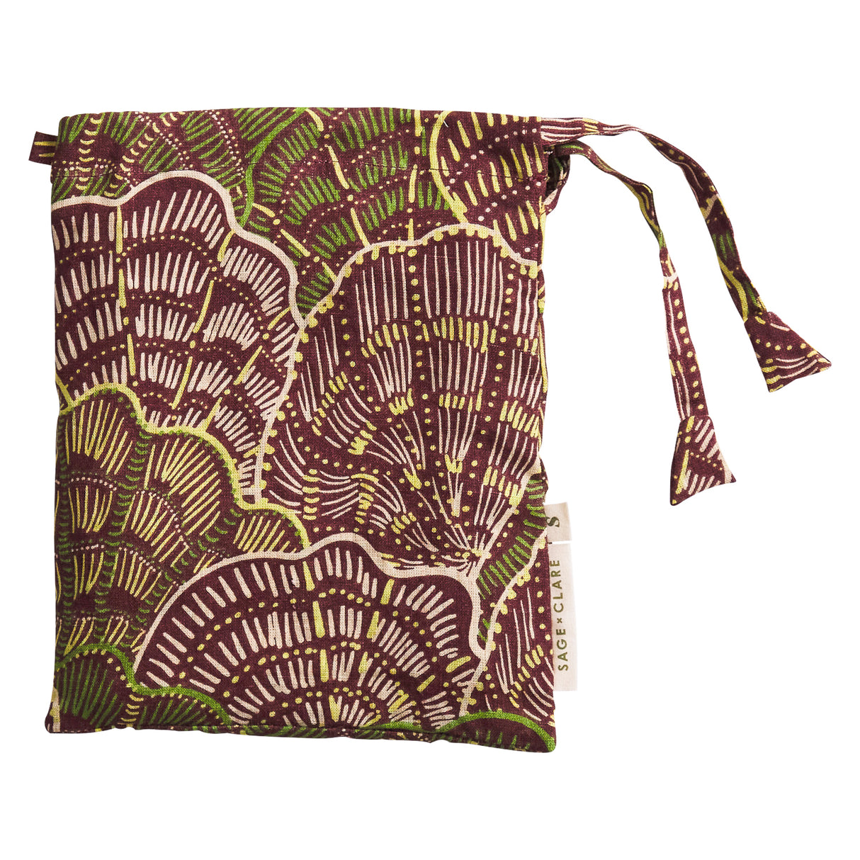 Claudelle Linen Pillowcase Set - Garnet Standard