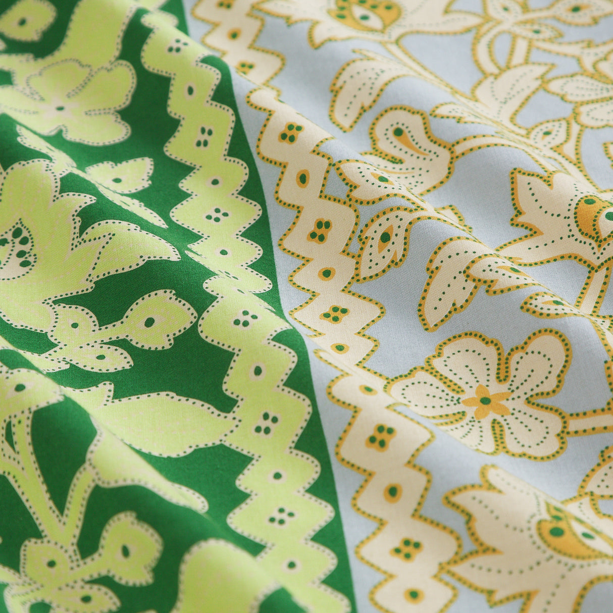 Thea Cotton Quilt Cover - Kelp Queen