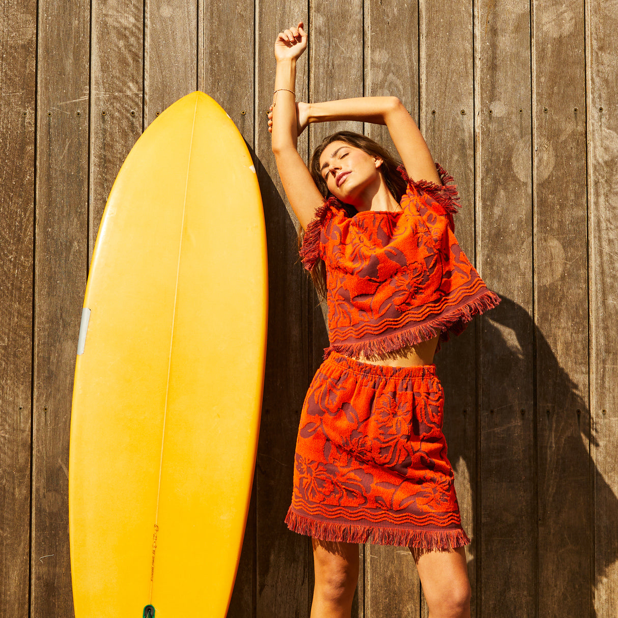 Rosalia Skirt - Flame