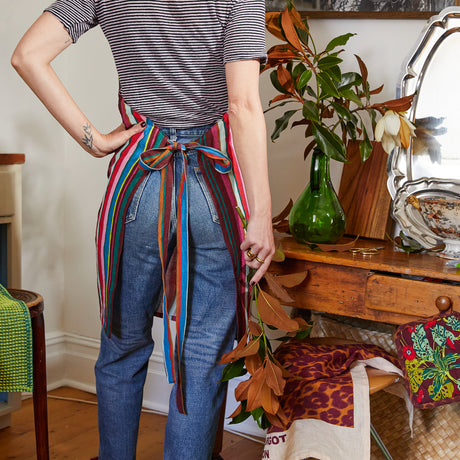 Corinne Linen Apron