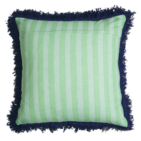 Annette Embroidered Cushion - Jade Cover Only