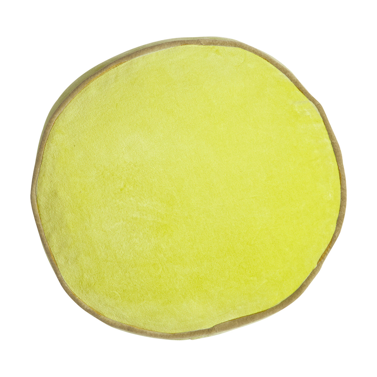 Castilo Round Velvet Cushion - Chartreuse Cover Only