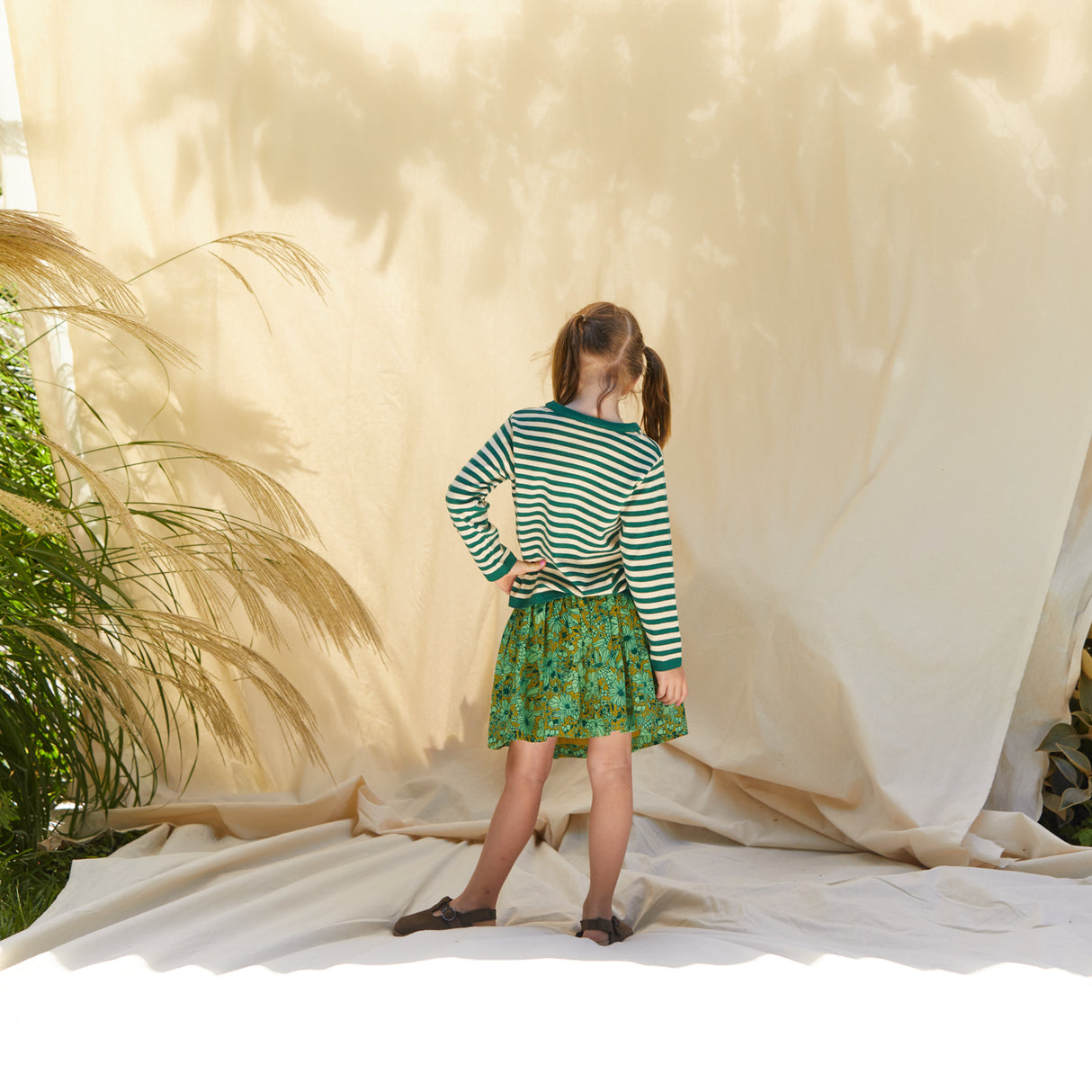 Pierre Kids Knit Top - Forest 3