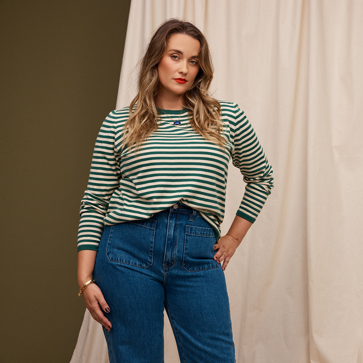 Pierre Knit Top - Forrest XS