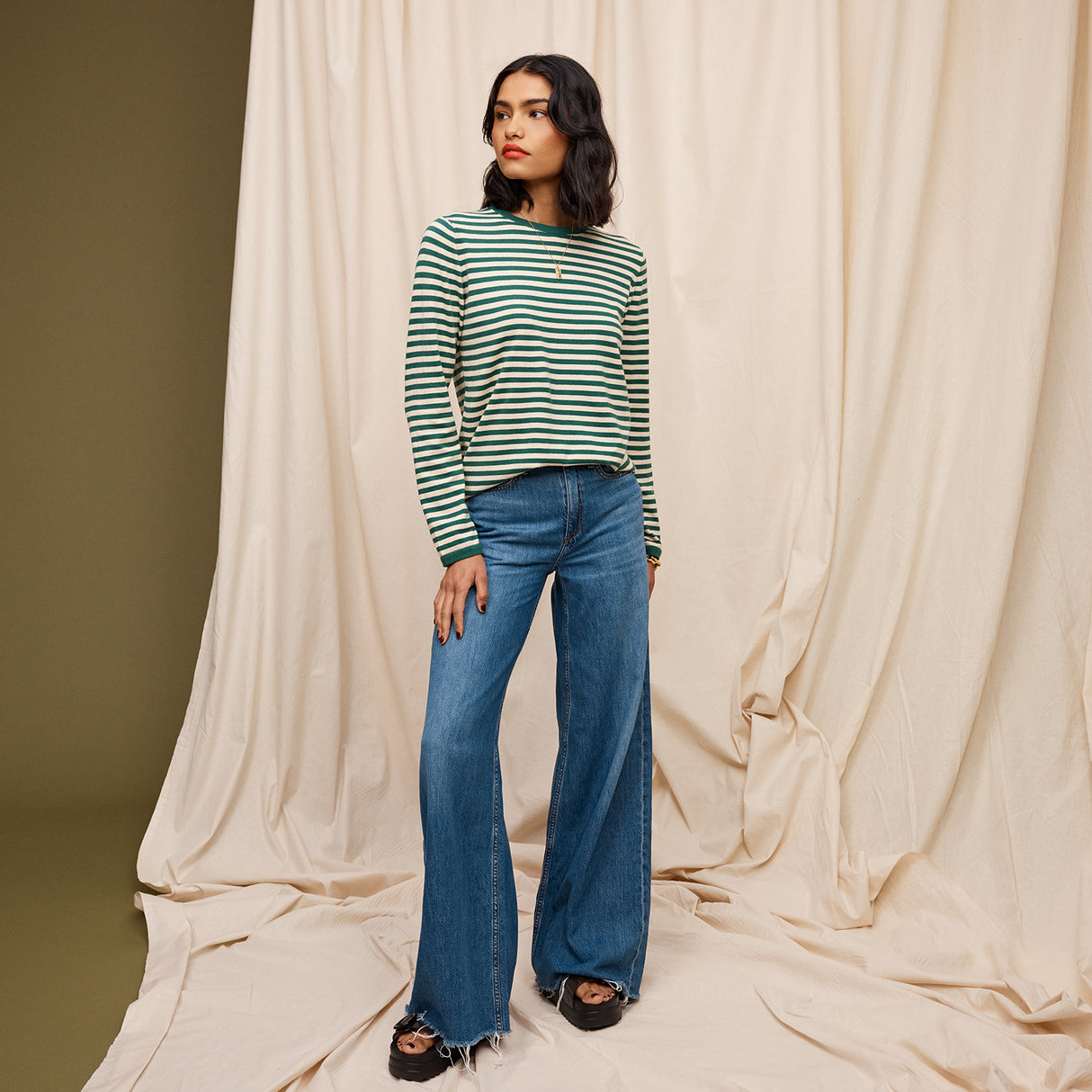 Pierre Knit Top - Forrest XS