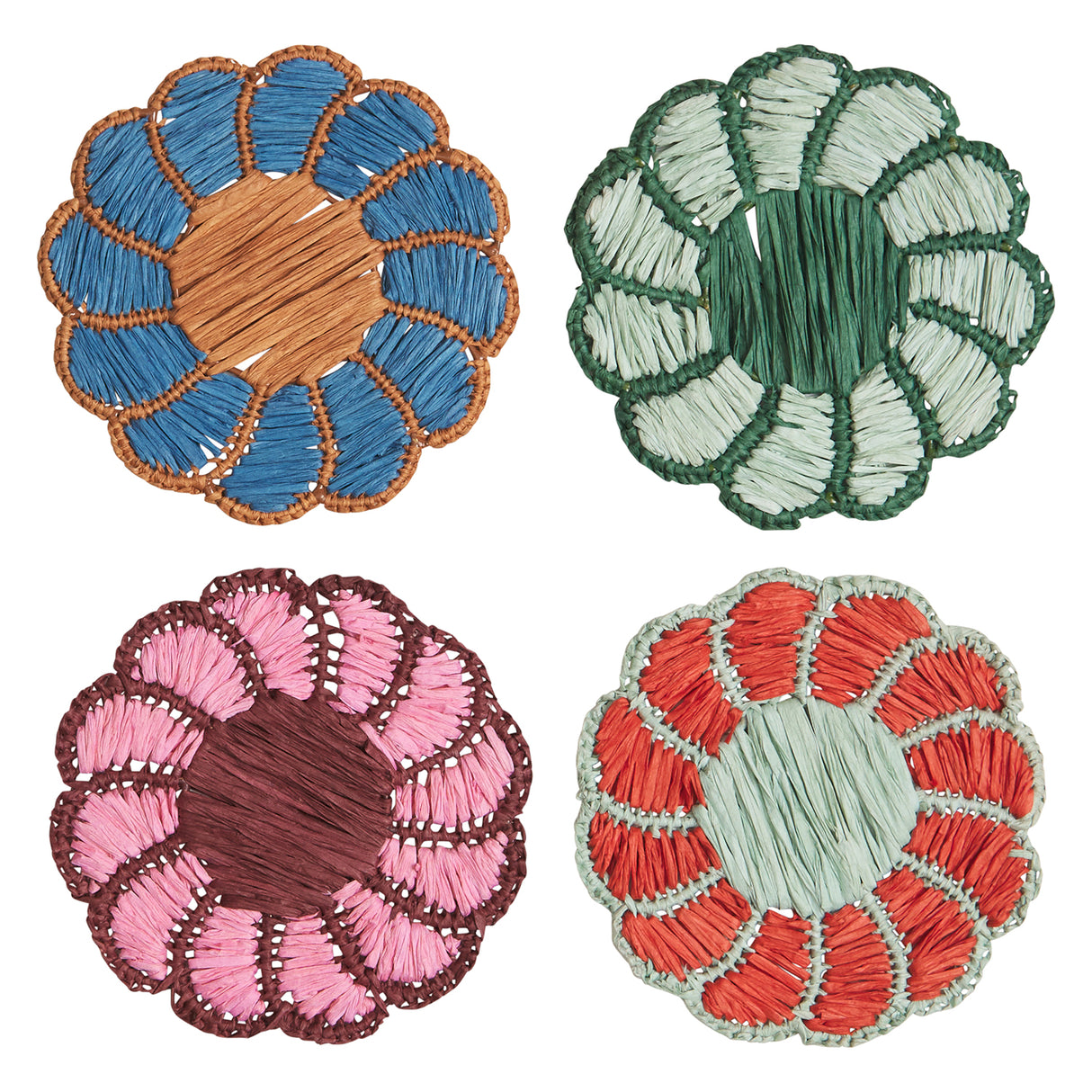 Magnolia Coaster Set - Jade