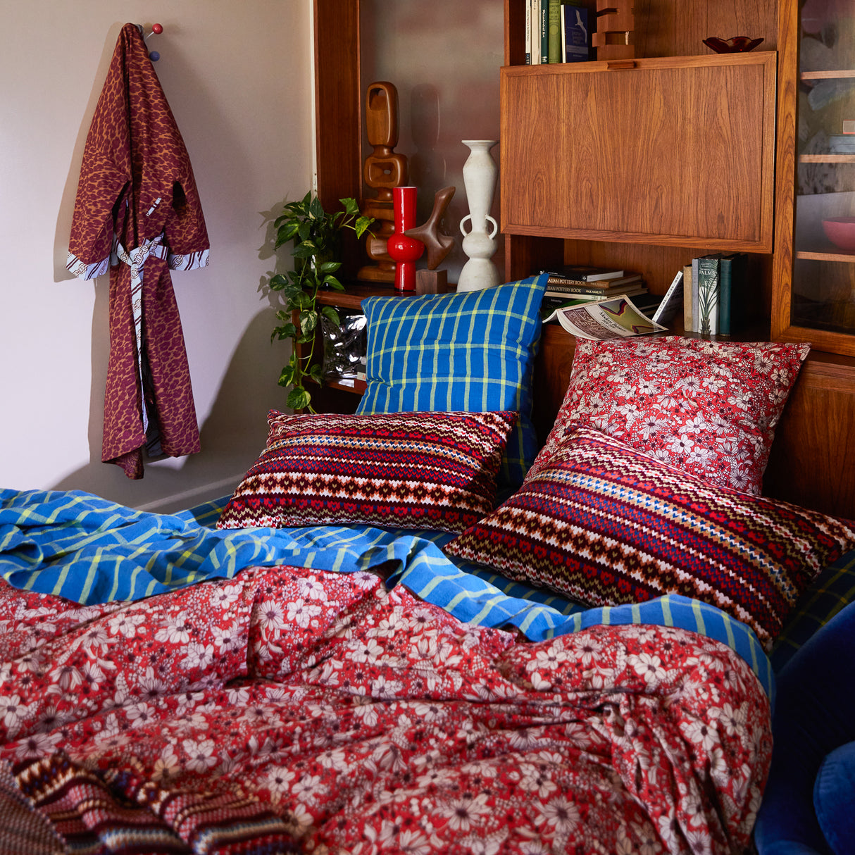 Remi Linen Euro Pillowcase Set - Capri