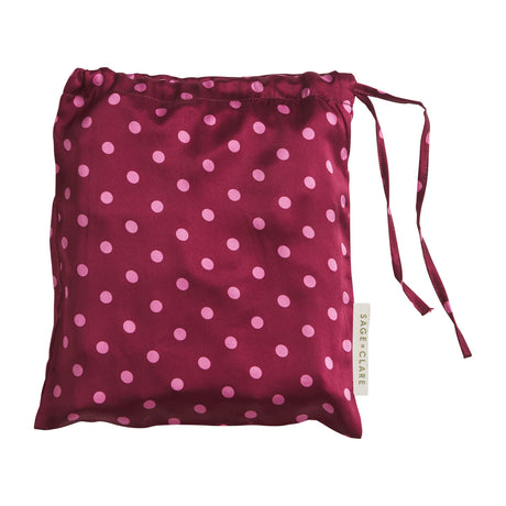 Paige Silk Pillowcase - Mahogany Standard
