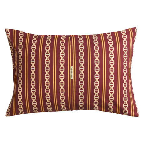 Acadia Cotton Pillowcase Set - Mahogany Standard