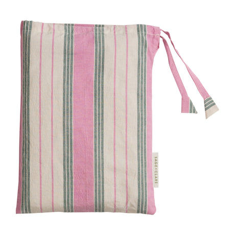 Brigitte Cotton Quilt Cover - Fuchsia Single