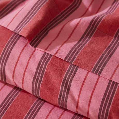 Brigitte Cotton Quilt Cover - Scarlet Single
