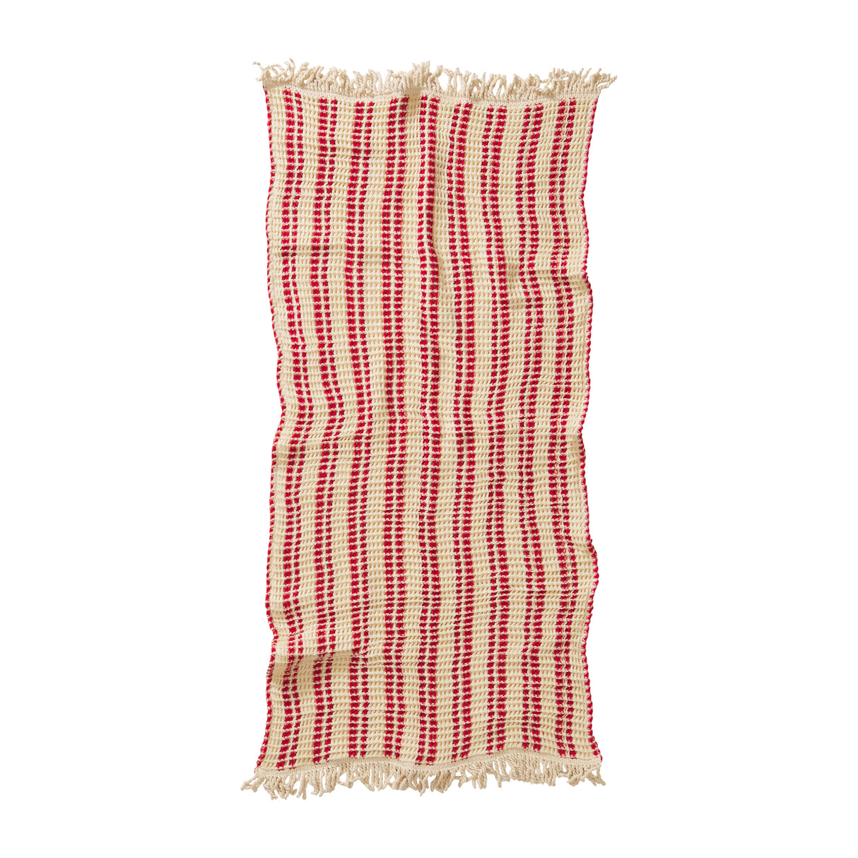 Lucien Waffle Towel - Scarlet