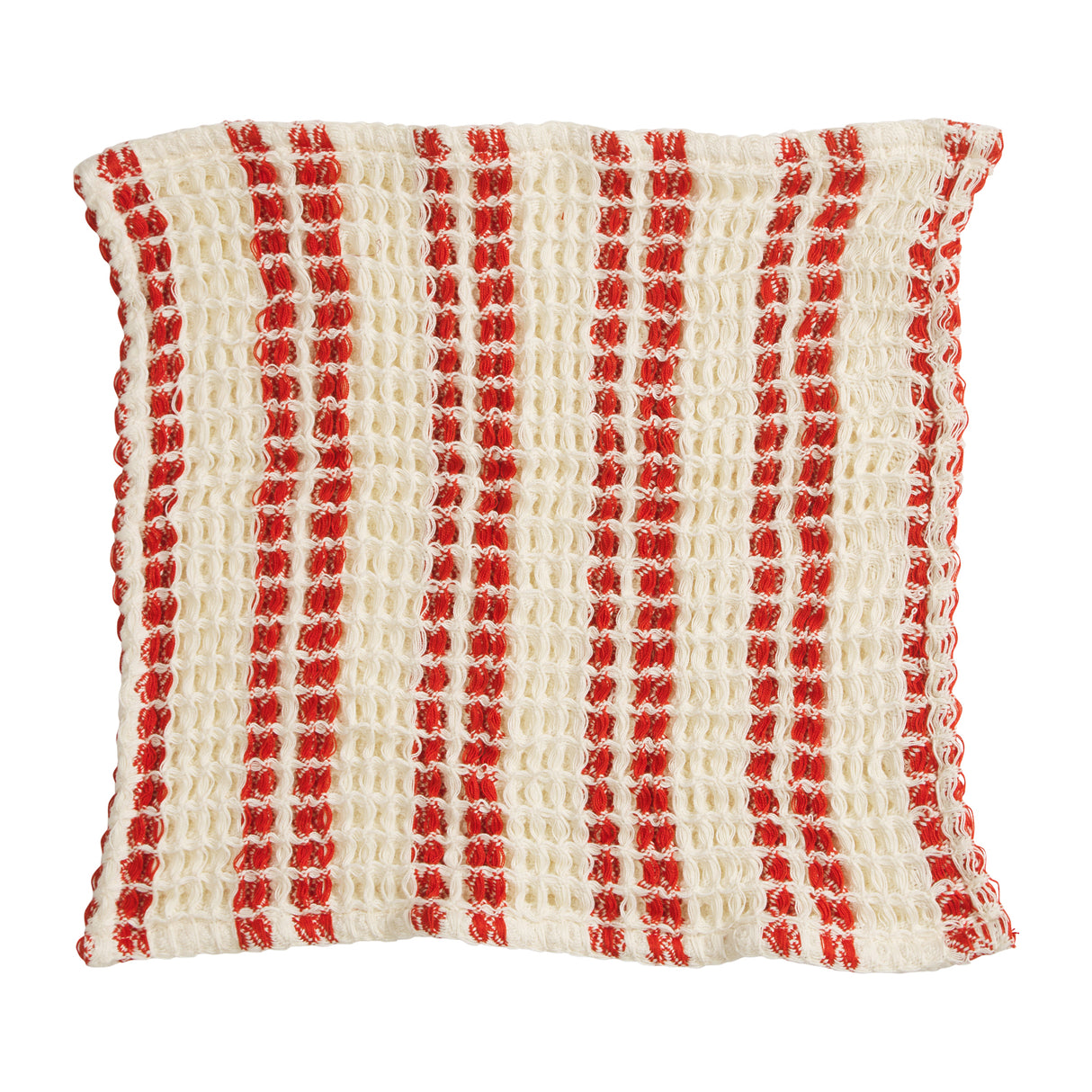 Lucien Waffle Face Washer - Scarlet