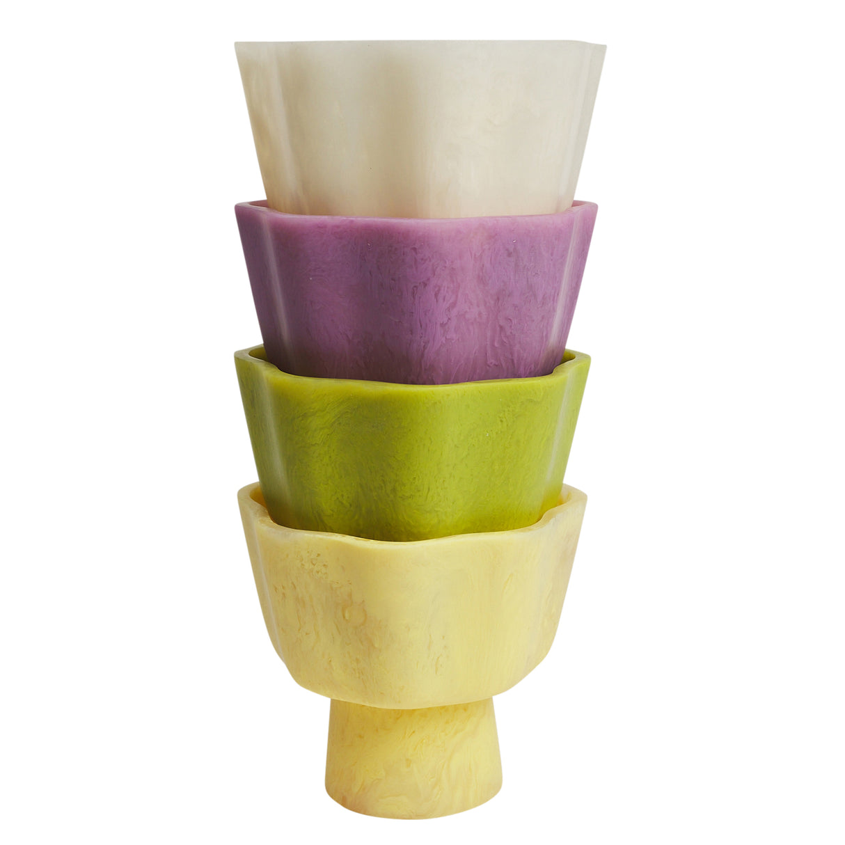 Joy Pedestal Bowl - Orchid