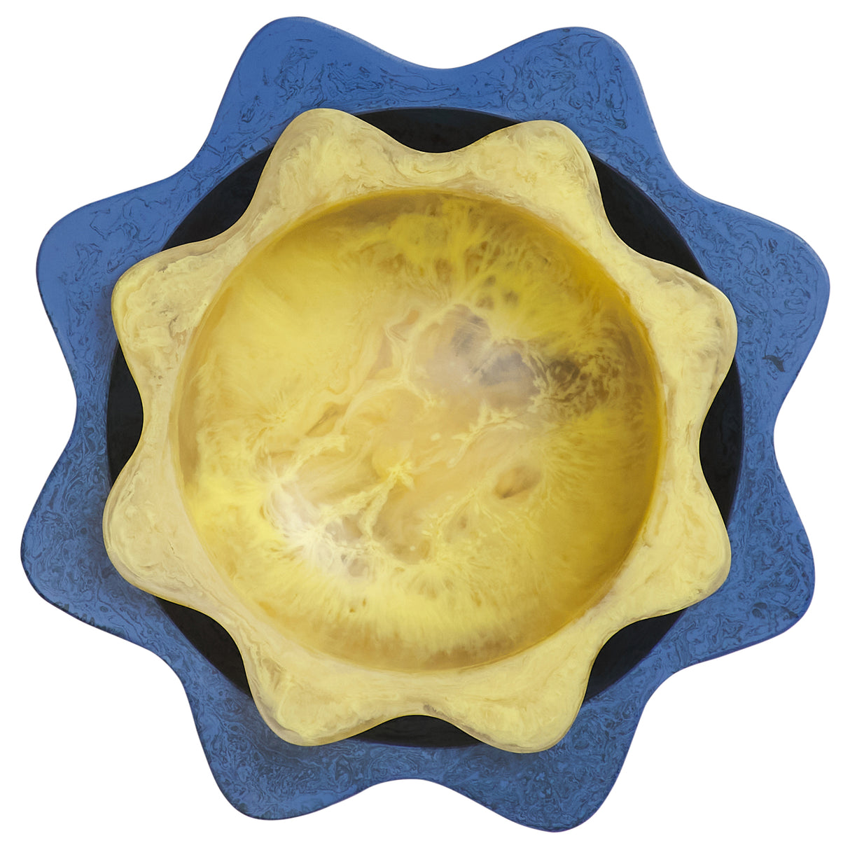 Sophie Large Resin Bowl - Azure