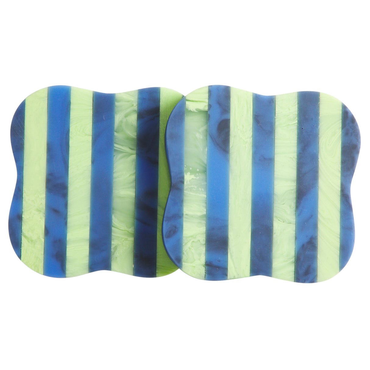Noellyn Resin Coasters - Set of 2 - Azure