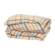 Cady Check Linen Quilt Cover Single