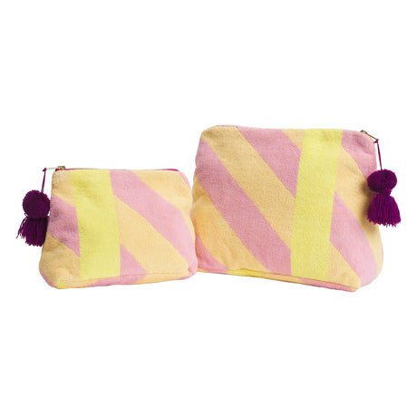 Jarita Terry Pouch - Mauve Medium