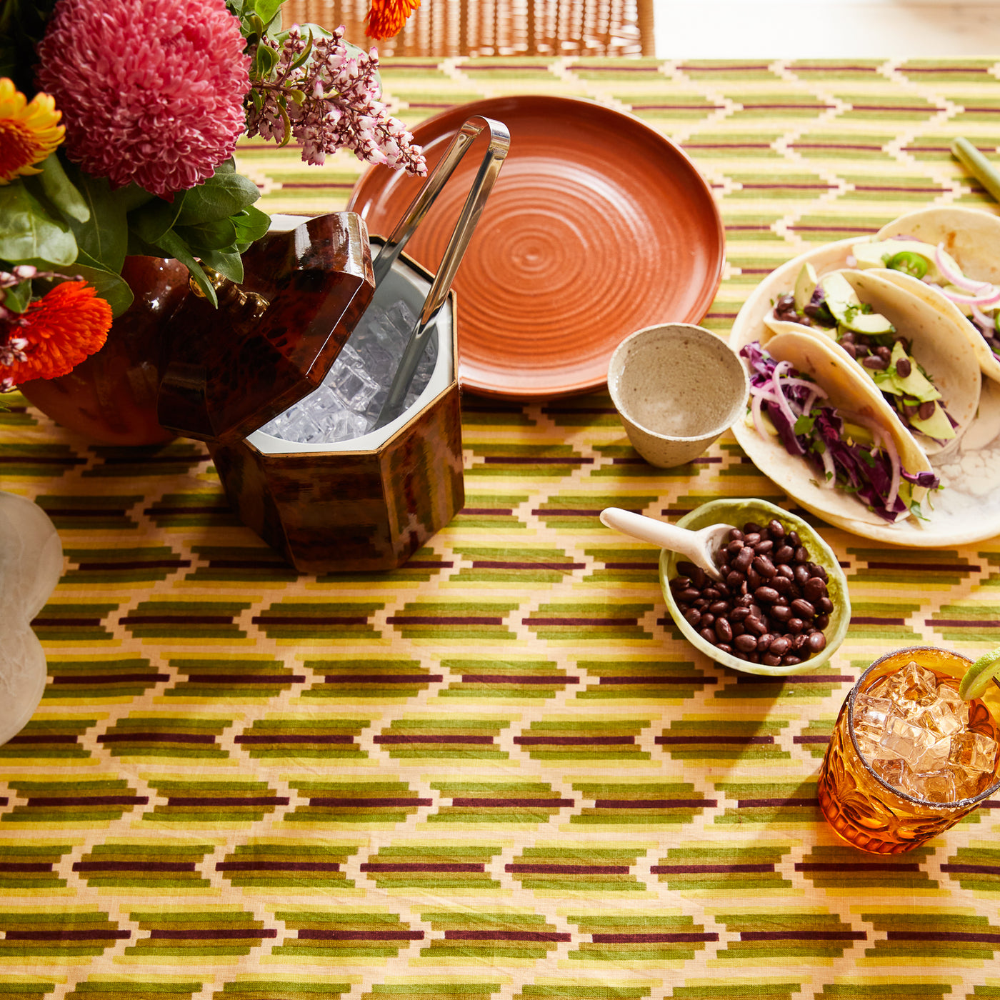 Nisha Table Cloth - Palm