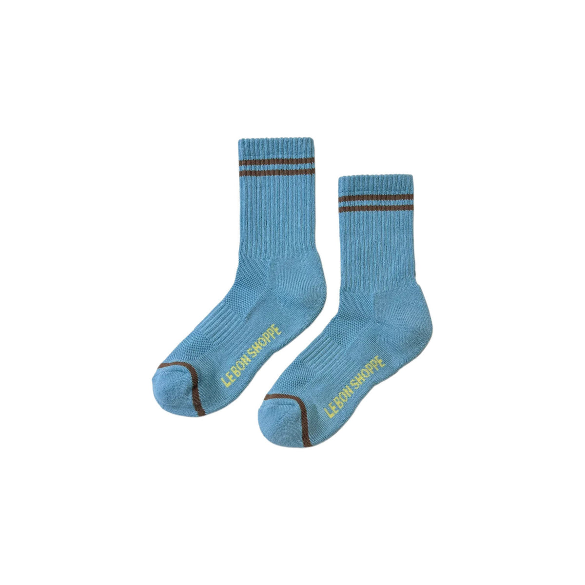 Boyfriend Socks - Powder Blue