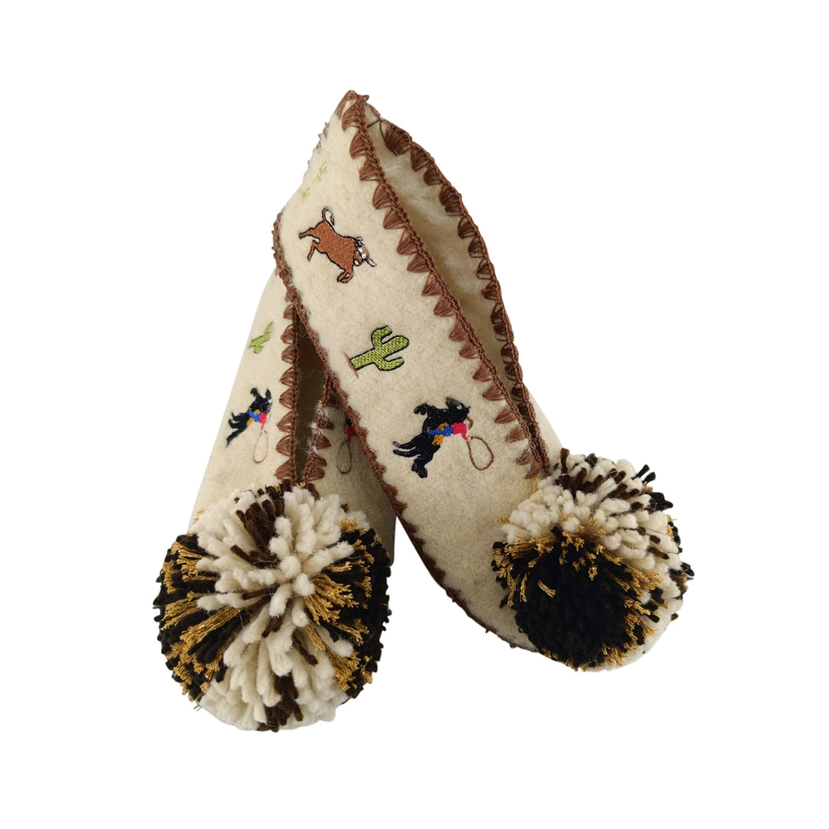 Freeing Venus Prickly Pair Wool Slippers