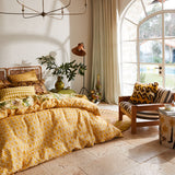 Maricela Linen Quilt Cover - Dune