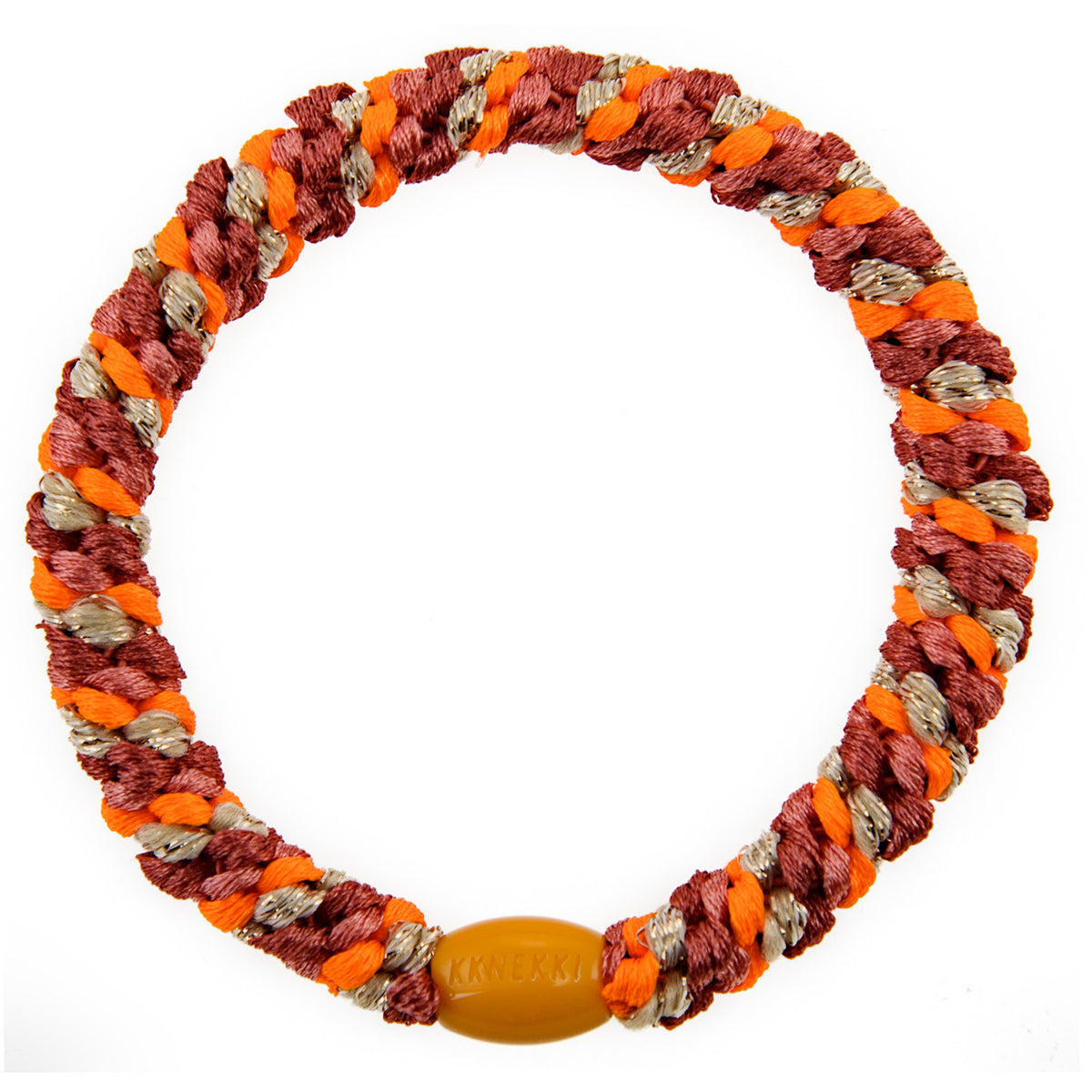 Kknekki Original Hair Tie - Neon Pomerant Glitter Mix