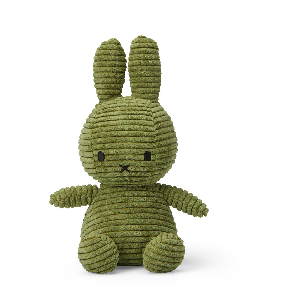 Miffy Corduroy Soft Toy - Olive Green