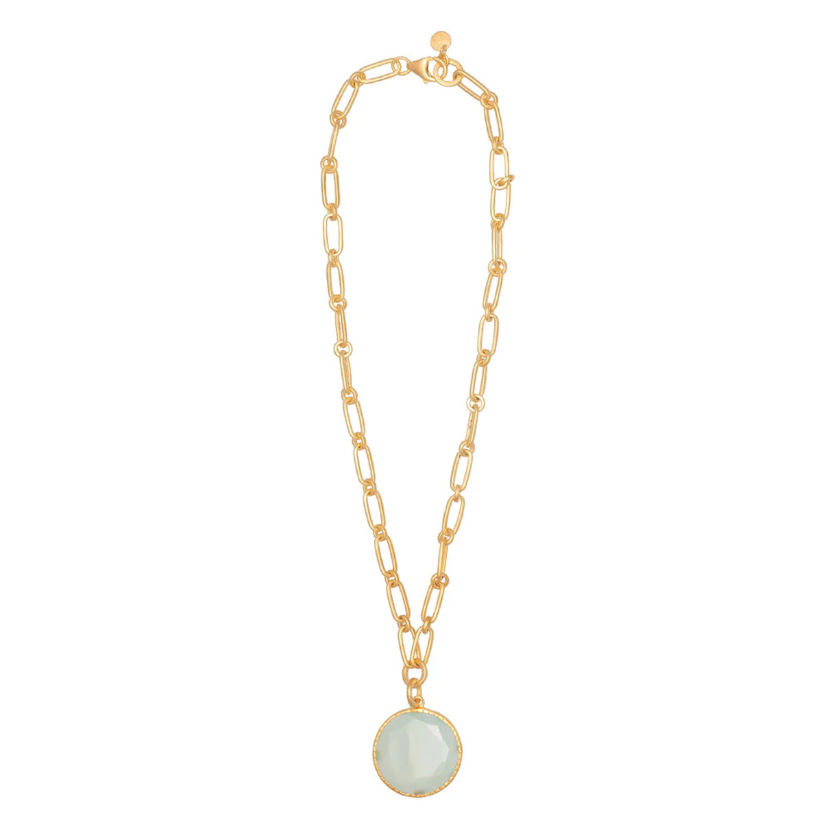 Jardin Necklace - Aqua Chalcedony