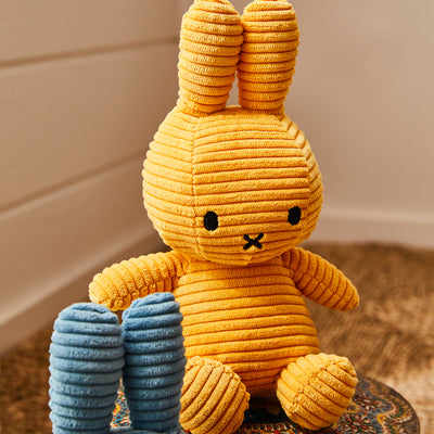 Miffy Sitting Corduroy - Yellow