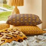 Antonella Cotton Pillowcase Set - Garnet