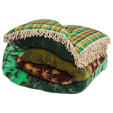 Aneta Patchwork Velvet Bedcover