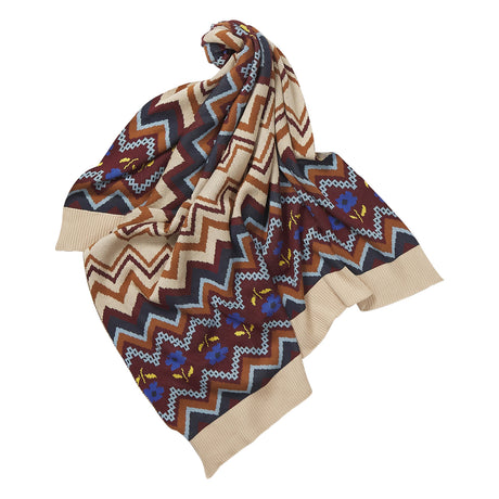 Calina Cotton Knit Blanket - Ink