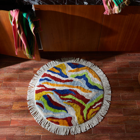 Zoi Round Bath Mat