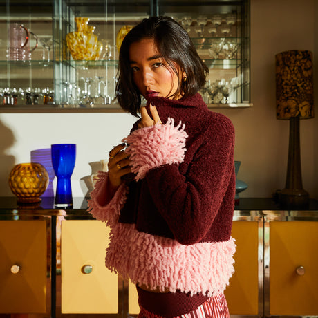 Thalia Cardigan - Rosewood XS