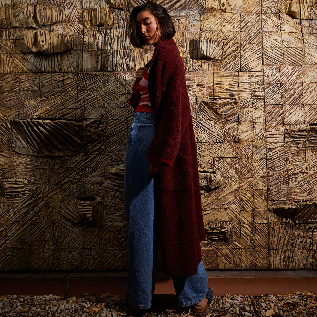 Mai Coatigan - Rosewood Small