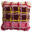 Karina Shag Cushion - Rosewood Feather Insert
