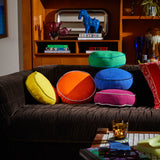 Dana Round Cushion - Spring Green Feather Insert