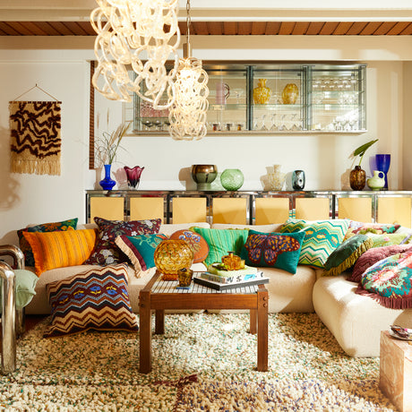 Aneta Jacquard Cushion Feather Insert