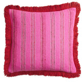 Nicolette Woven Cushion - Pansy Feather Insert
