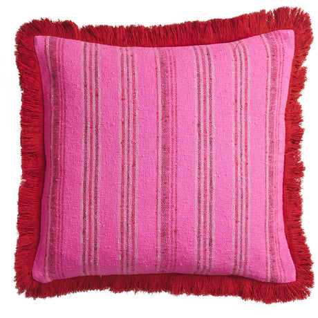 Nicolette Woven Cushion - Pansy Feather Insert