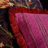 Nicolette Woven Cushion - Pansy Feather Insert