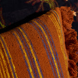 Nicolette Woven Cushion - Russet Feather Insert