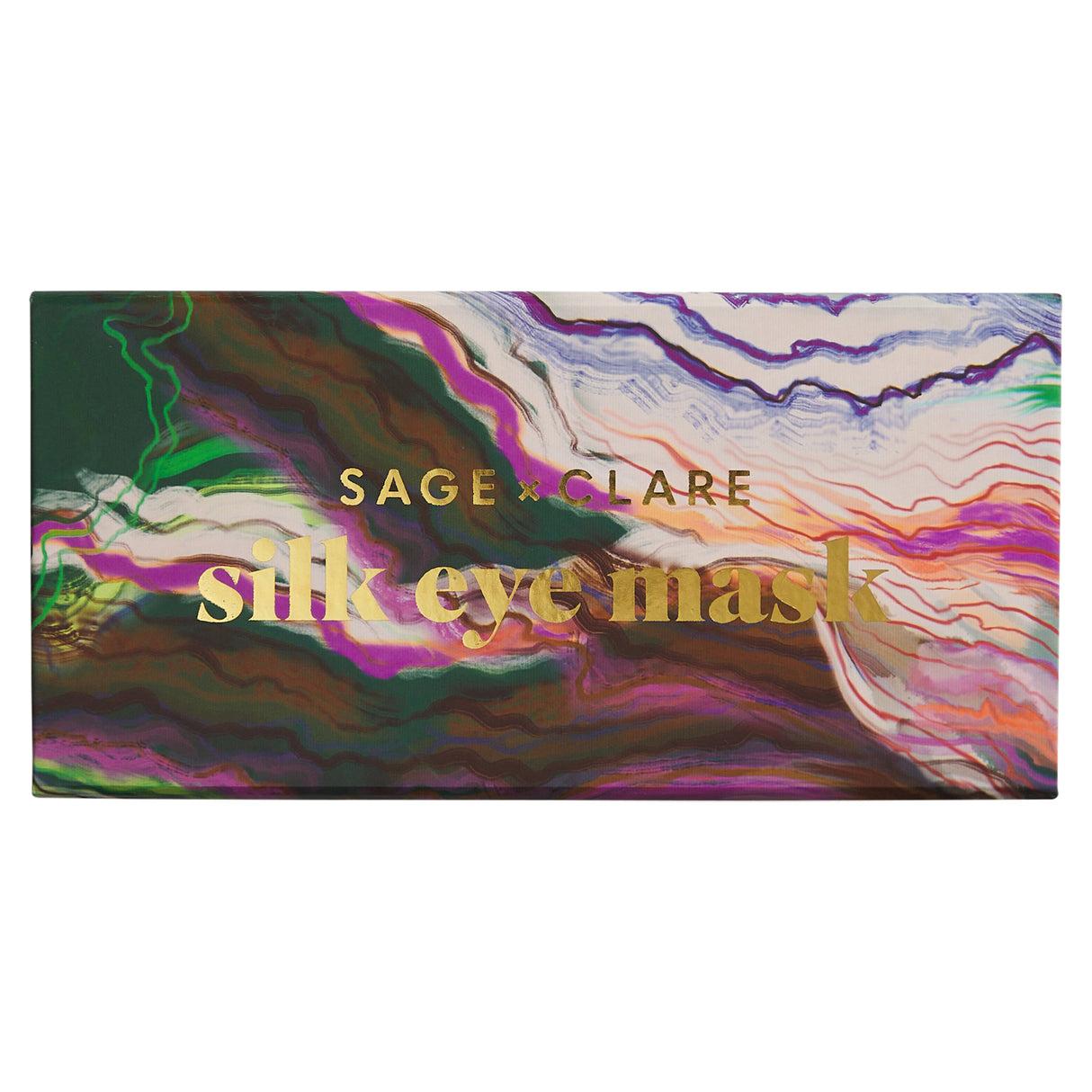 Zoi Silk Eye Mask - Verdant