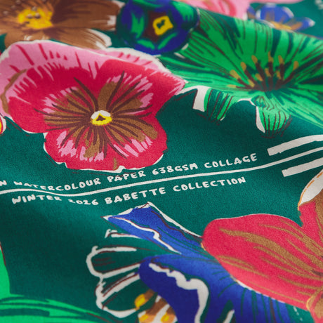 Ines Cotton Sheets - Verdant Flat Sheet / Queen