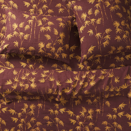 Aneta Linen Sheets - Rosewood Flat Sheet / Queen