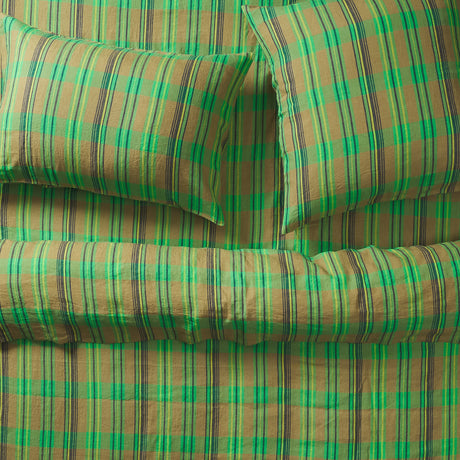 Nicolette Linen Sheets - Juniper Flat Sheet / Single