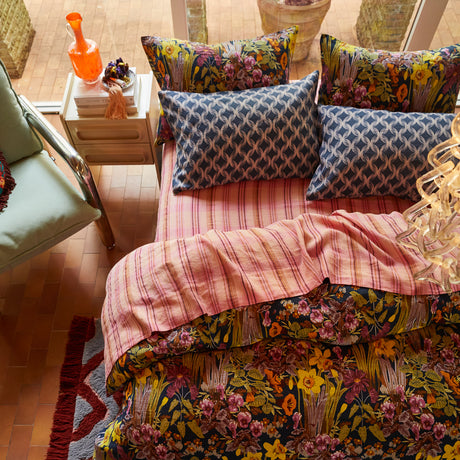 Nicolette Linen Sheets - Poudre Flat Sheet / Single