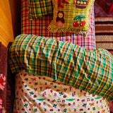 Stela Cotton Sheets - Spring Green Flat Sheet / Single