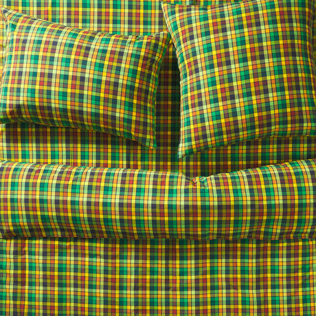 Stela Cotton Sheets - Spring Green Flat Sheet / Single